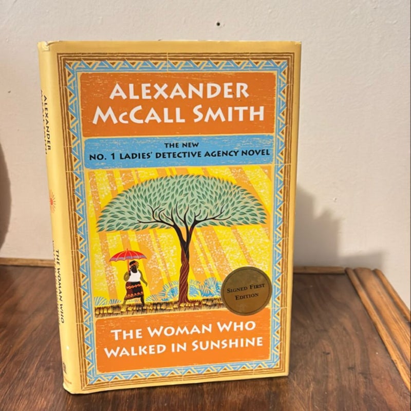 The Woman Who Walked in Sunshine signed first edition 