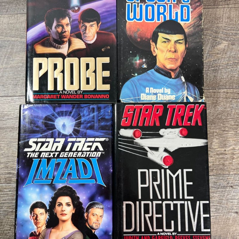 Star Trek Lot of four hardcovers