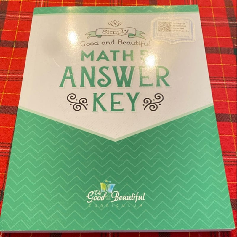 Math 5 Answer Key