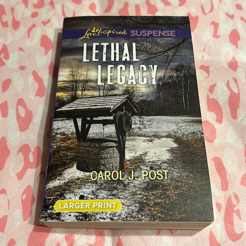 Lethal Legacy by Carol J. Post, Paperback | Pangobooks