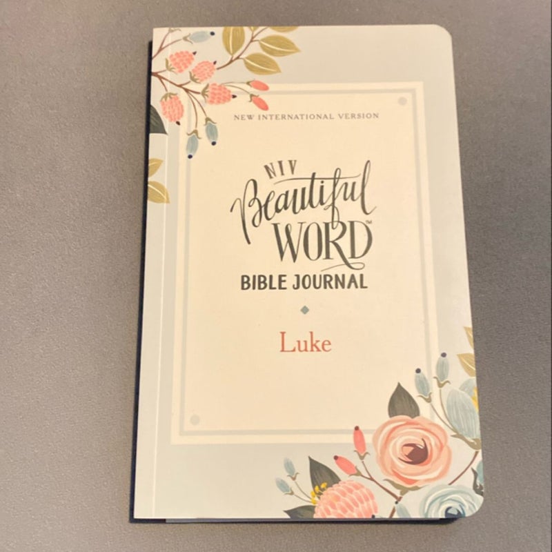 NIV Beautiful Word Bible Journal Luke Edition