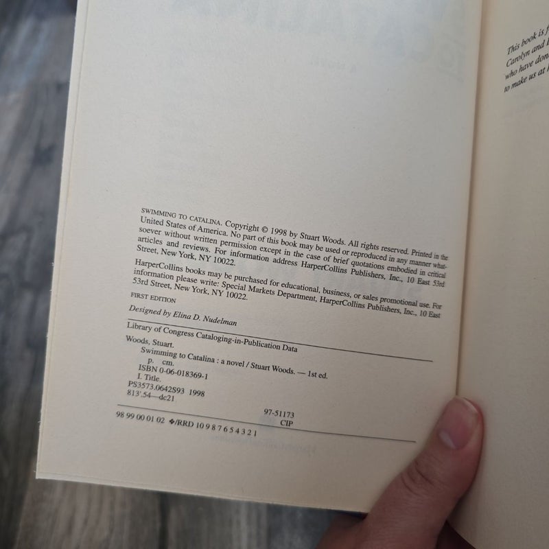 Swimming to Catalina *First Edition*