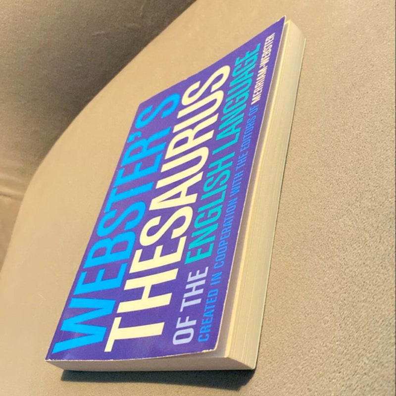 Webster’s Thesaurus Of The English Language 