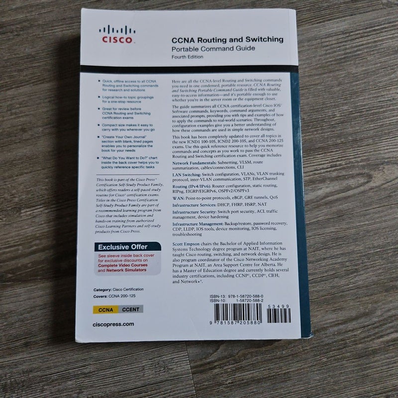 CCNA Routing and Switching Portable Command Guide 4th Edition 