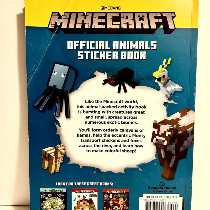 Minecraft Official Animals Sticker Book (Minecraft)