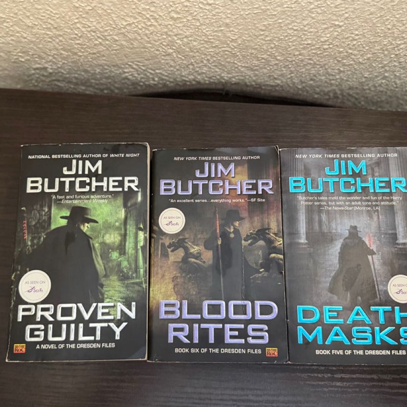 Dresden Files Bundle: Proven Guilty, Death Masks, & Blood Rites