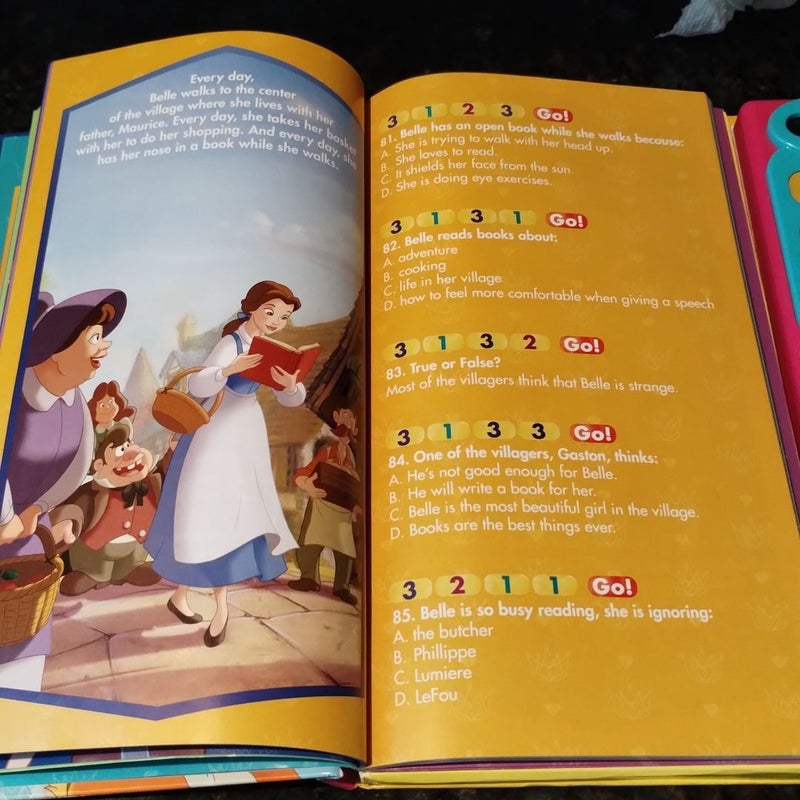 Disney Princess Talking Quiz Book