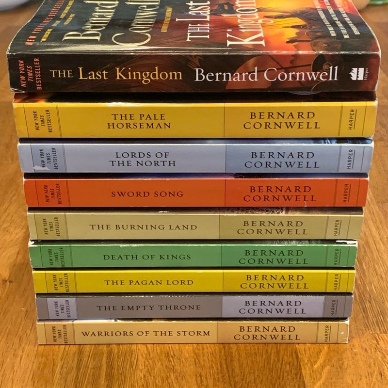 LOT OF 9 - The Last Kingdom Books 1-9