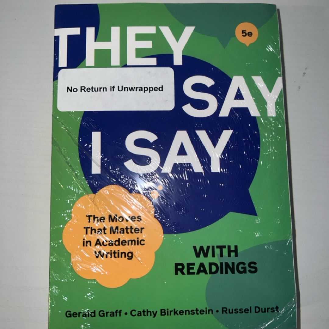 They Say / I Say with Readings