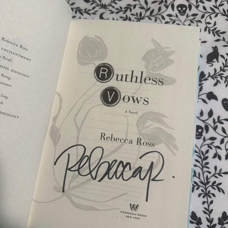 Signed and Sprayed edged copy of Ruthless Vows