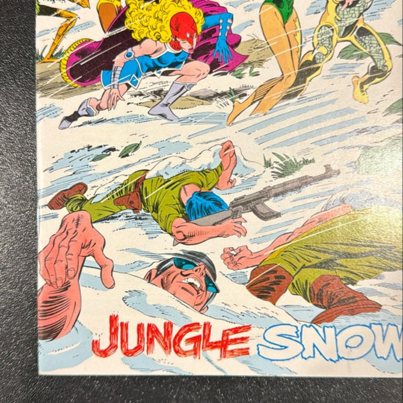 The New Guardians # 2 Jungle Snow Oct 1988 DC Comics