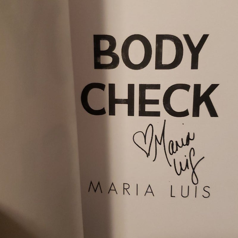 Body Check (signed special edition)