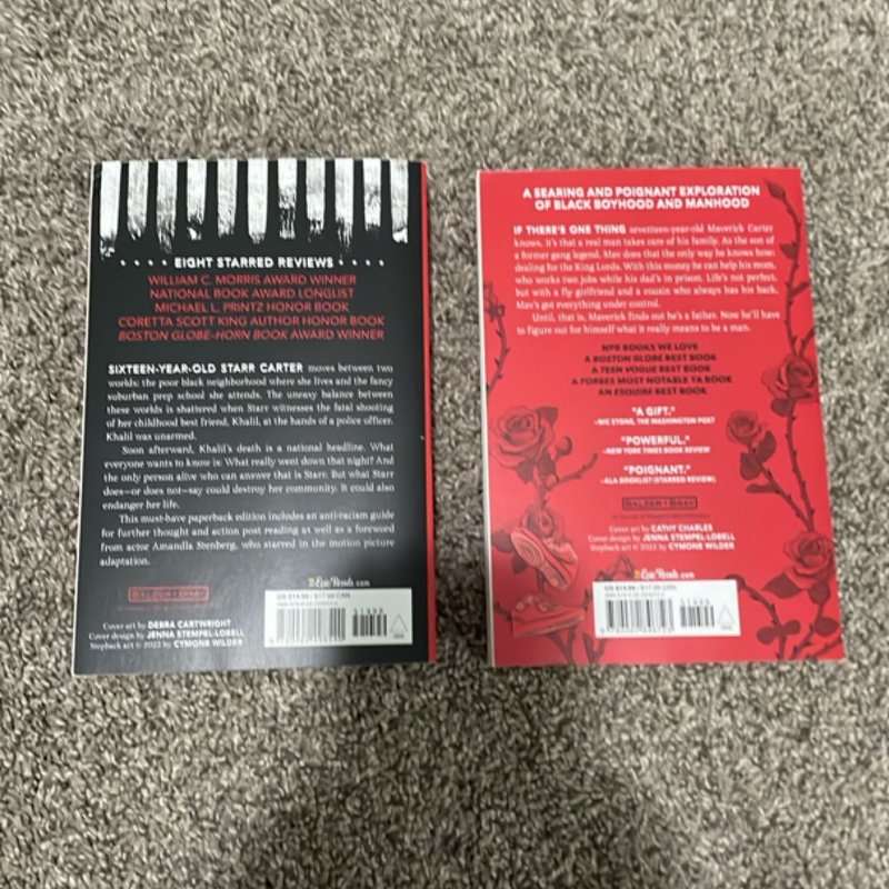 Angie Thomas Box Set: the Hate U Give and Concrete Rose