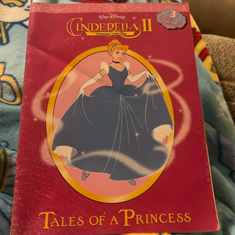 Vintage 90s Cinderella coloring book 