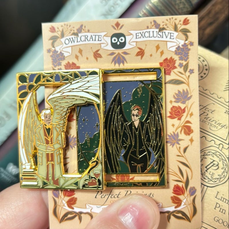  Good Omens pin illumicrate 