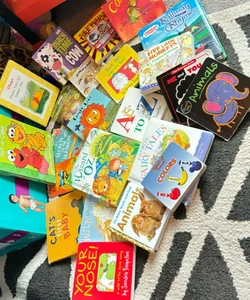 Lot of 23 baby books 