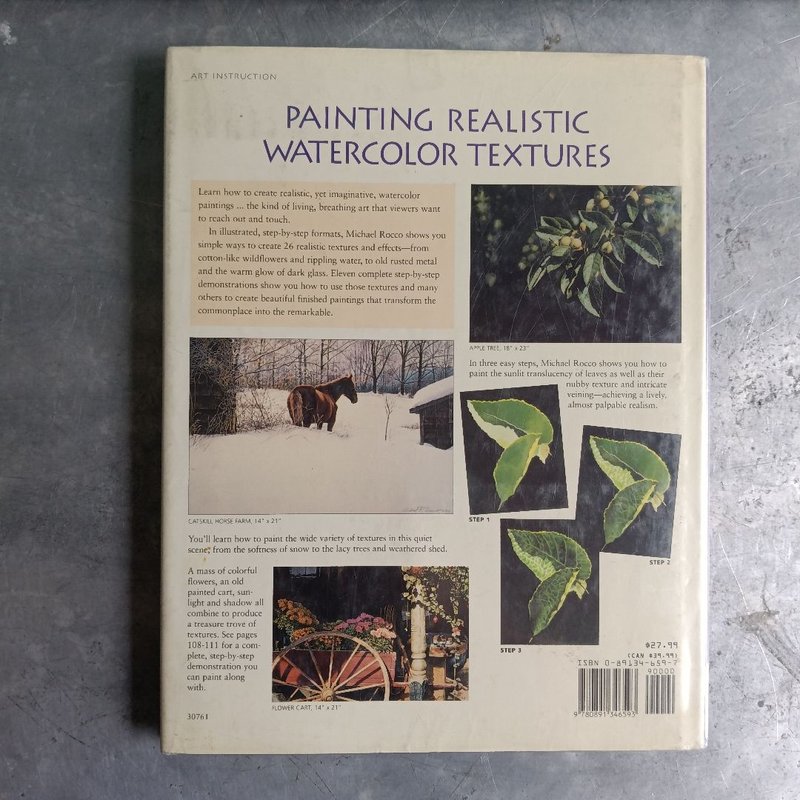 Painting Realistic Watercolor Textures by Michael P. Rocco