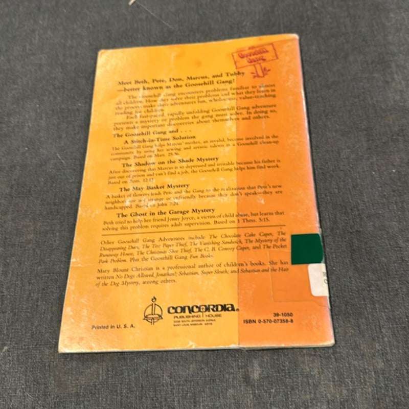 The Goosehill Gang and the Shadow on the Shade Mystery