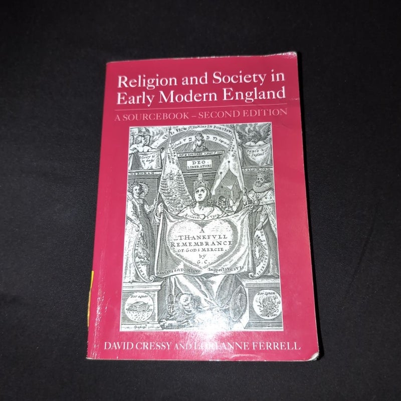 Religion and Society in Early Modern England
