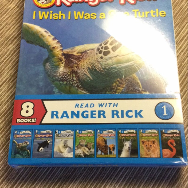 I CAN READ “Ranger Rick”. 8 BRAND NEW, Level 1 Early Readers, original Shrink wrap packaging