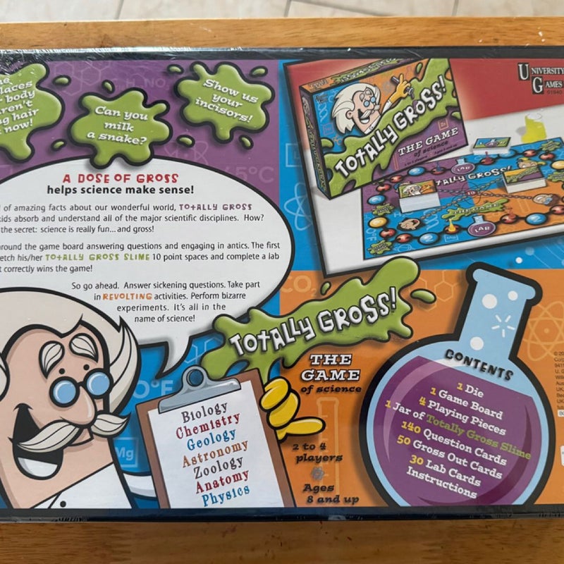 Totallly Gross the game of science 