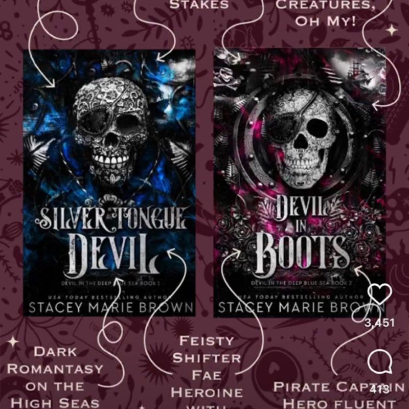 May 2024 Darkly box: Devil in the Deep Duology - Book + Goodies