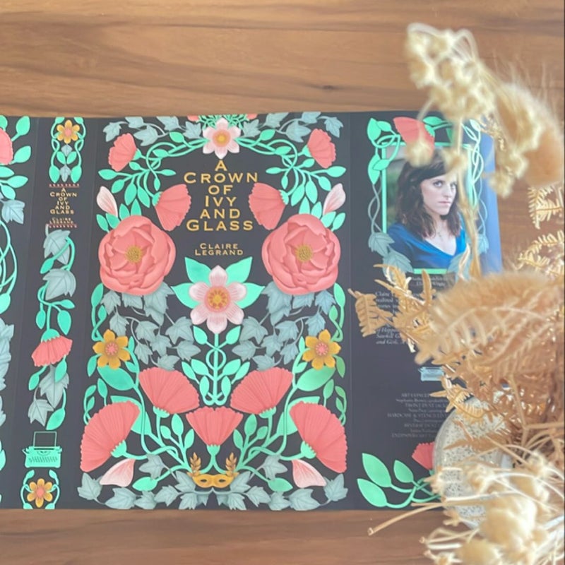 A Crown of Ivy and Glass Special Edition Reversible Dust Jacket (The Bookish Box)