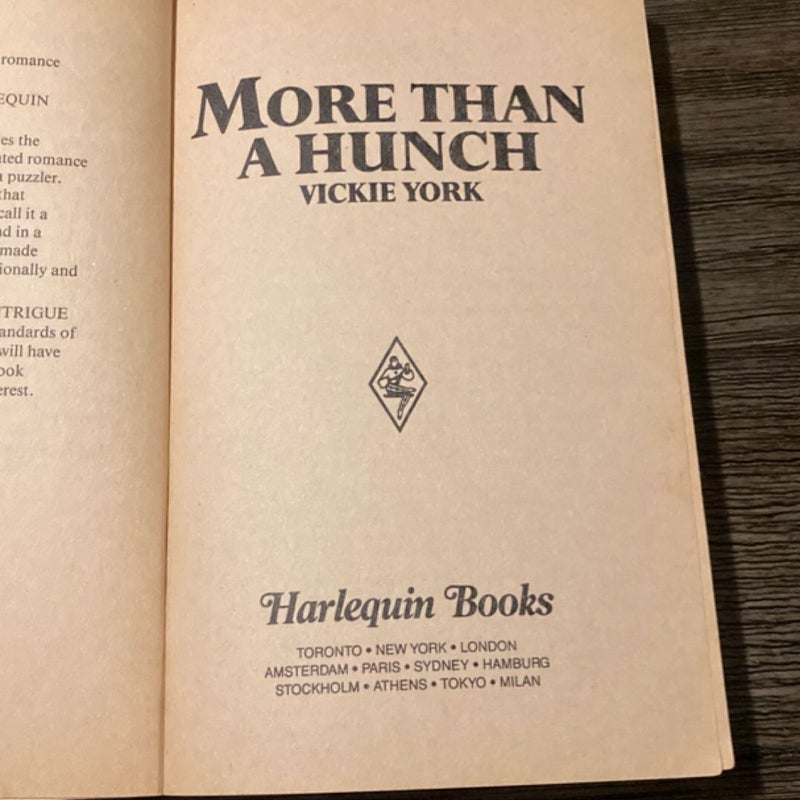 More Than a Hunch
