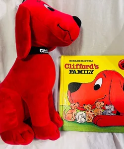 Clifford the Big Red Dog Book & Plush Bundle 