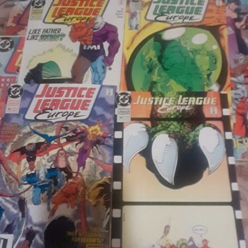 Justice League Europe Comic Book Lot 1-15 