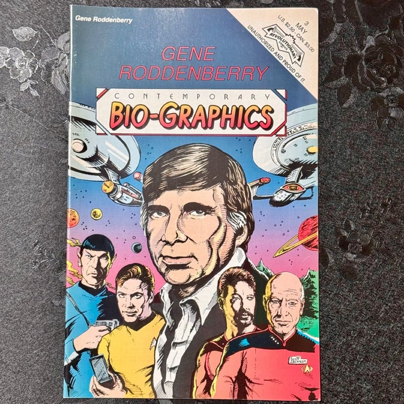 Contemporary Bio-Graphics # 3 May 1992 Gene Roddenberry Revolutionary Comics