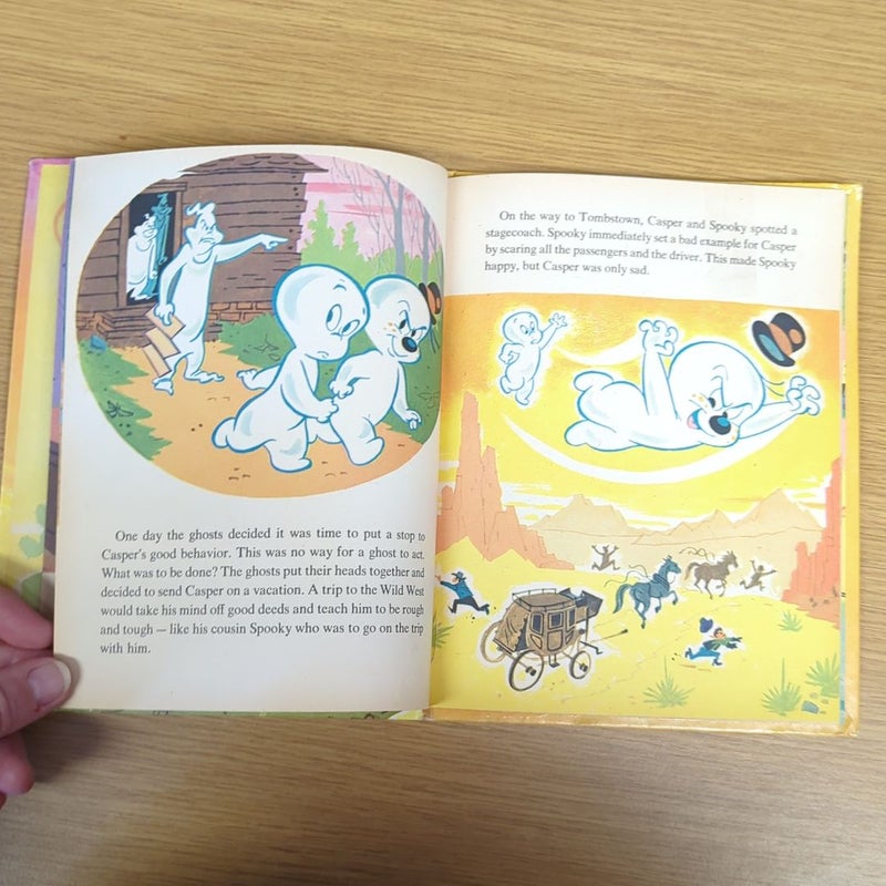 Casper The Friendly Ghost In Ghostland Vintage Childrens Book 1965 (O) AS IS