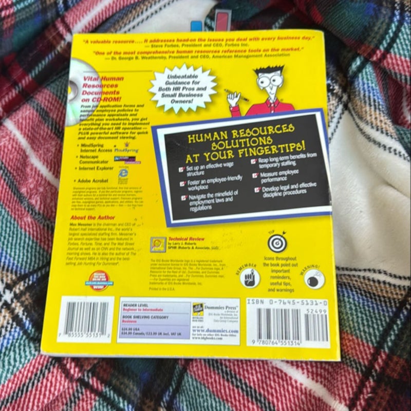 Human Resources Kit for Dummies®