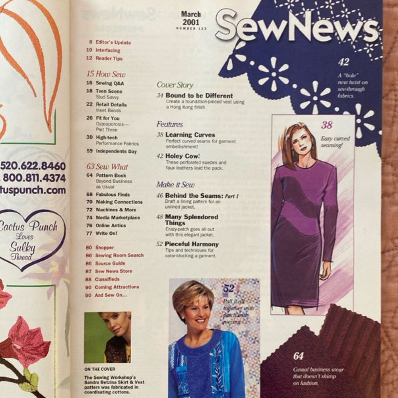 Sew News Magazine (March 2001)