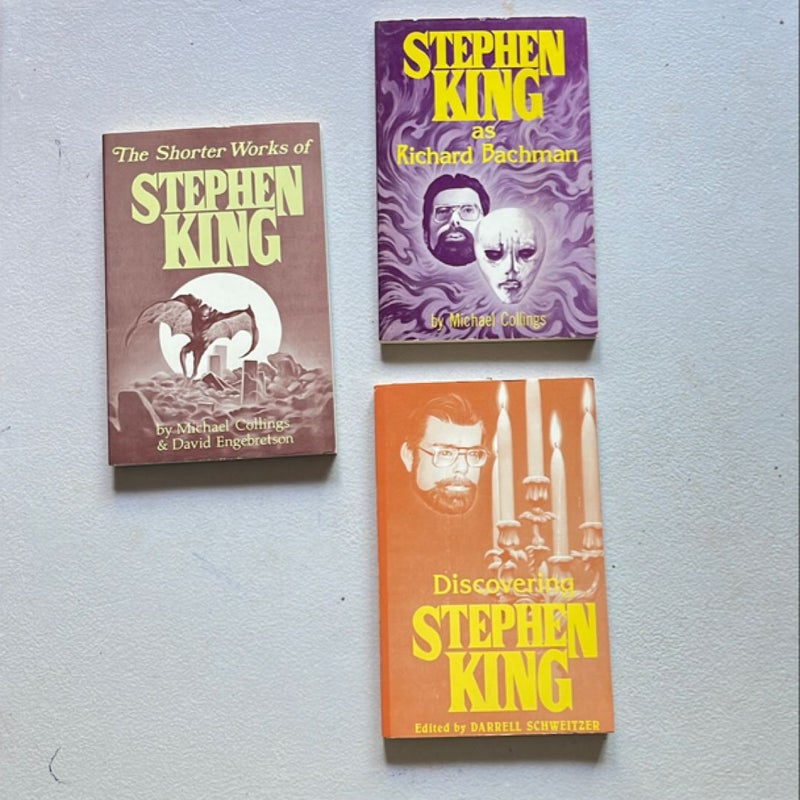 Discovering Stephen King, The Shorter Works, & As Richard Bachman