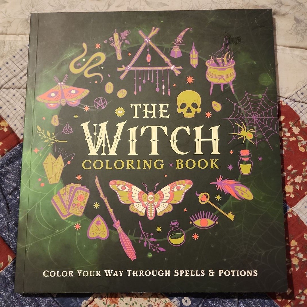 The Witch Coloring Book by Editors of Chartwell Books, Paperback ...