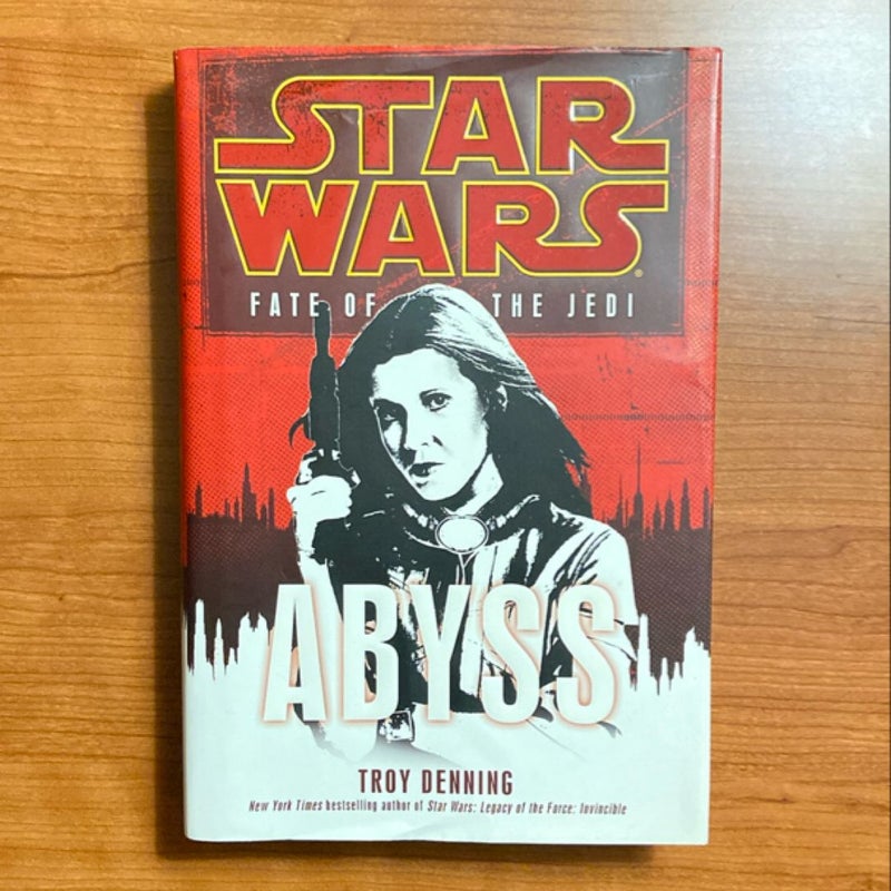Star Wars Fate of the Jedi: Abyss (First Edition First Printing)