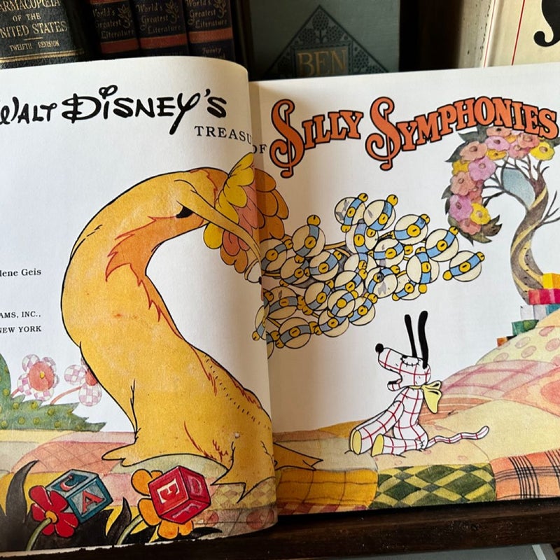 Silly Symphonies : Walt Disney's Treasury of Stories vintage 1981 HCB
