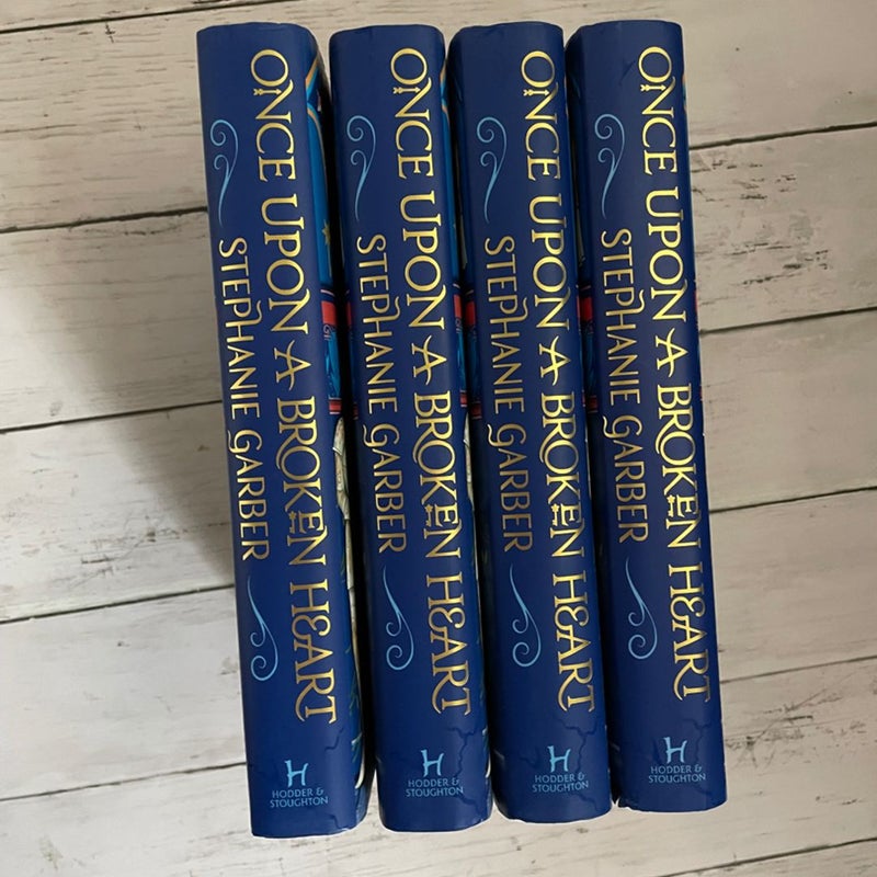 Once Upon a Broken Heart SIGNED UK hidden covers