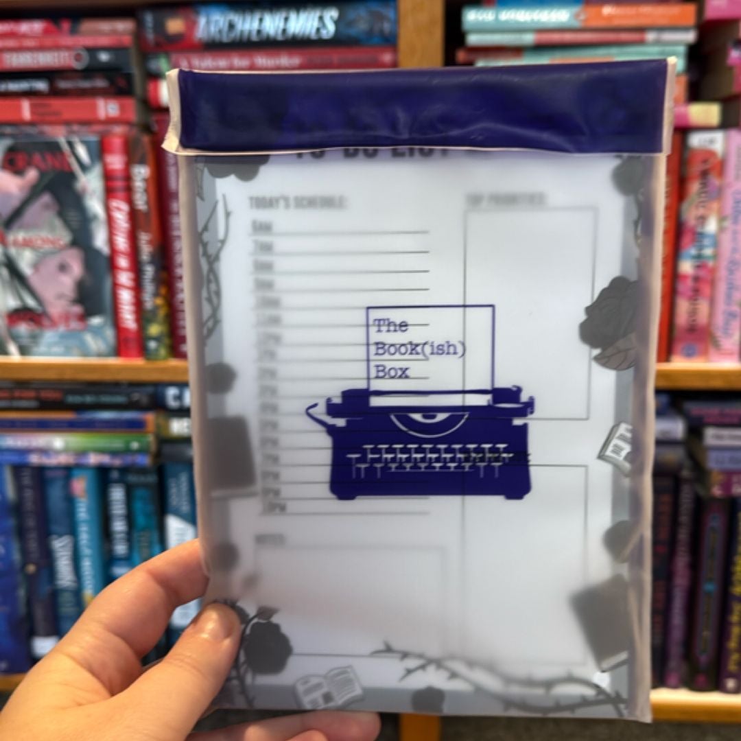 Bookish Box To-Do notepad