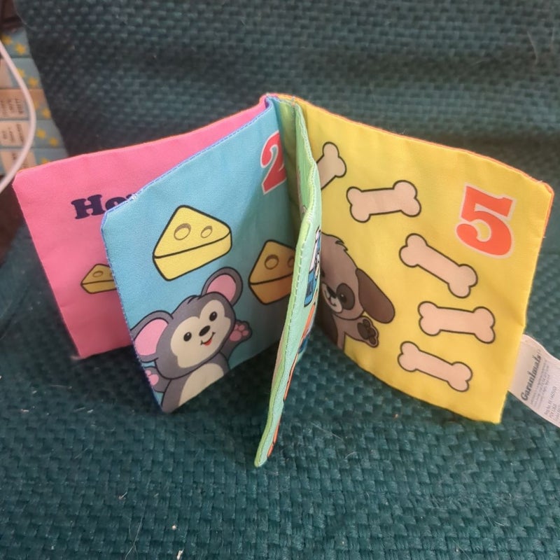 Toddler Cloth Book set #2 (5 books) 