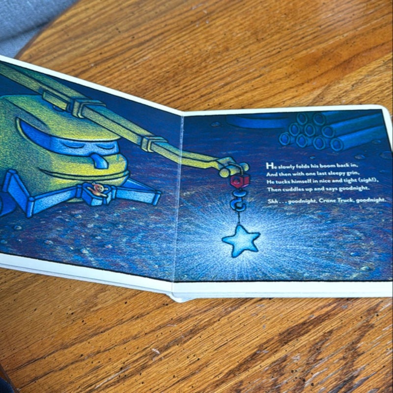 Goodnight, Goodnight Construction Site (Board Book for Toddlers, Children's Board Book)