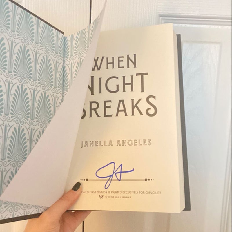 When The Night Breaks (Signed Owlcrate Edition)