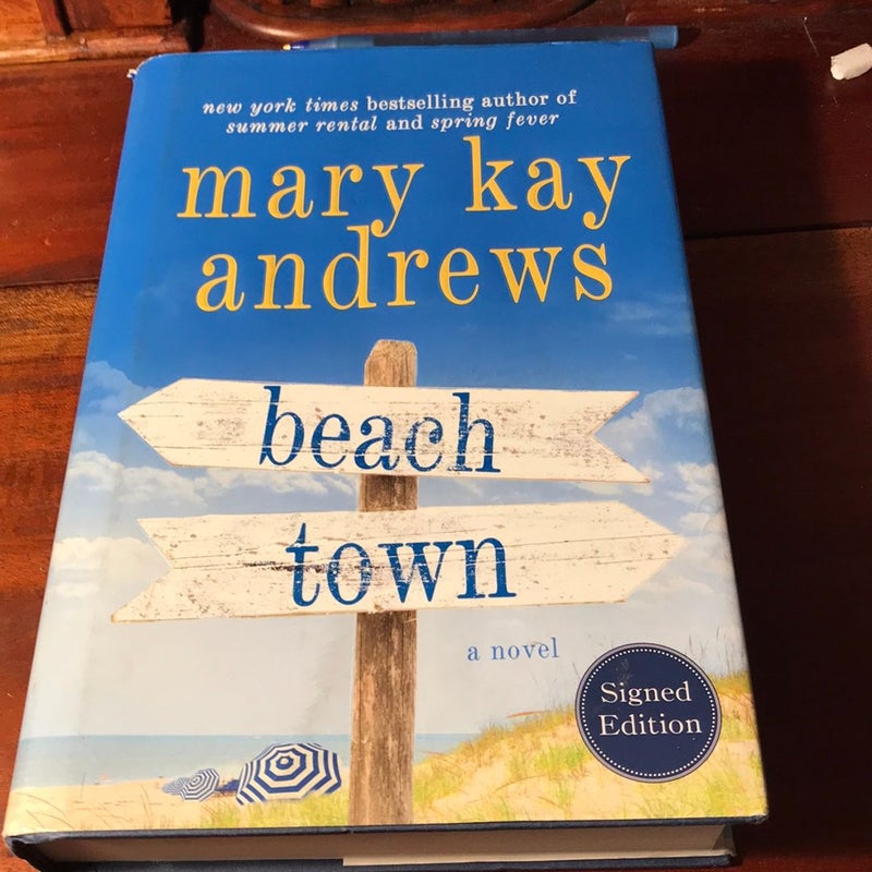 Signed,1st ed.,1st printing * Beach Town