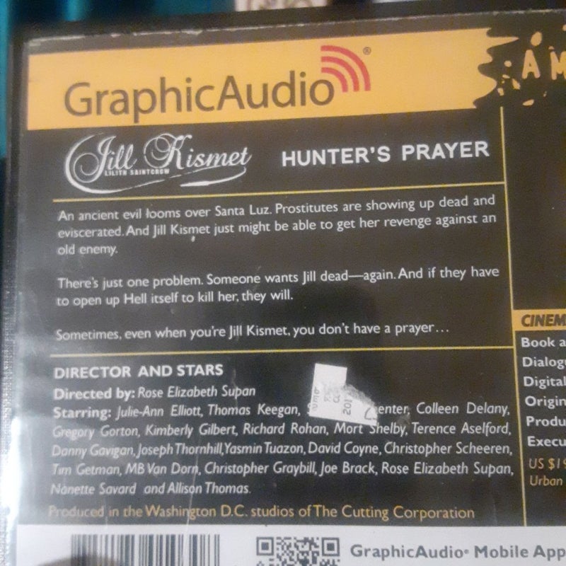 Graphic Audio Jill Kismet 2 Hunter's Prayer