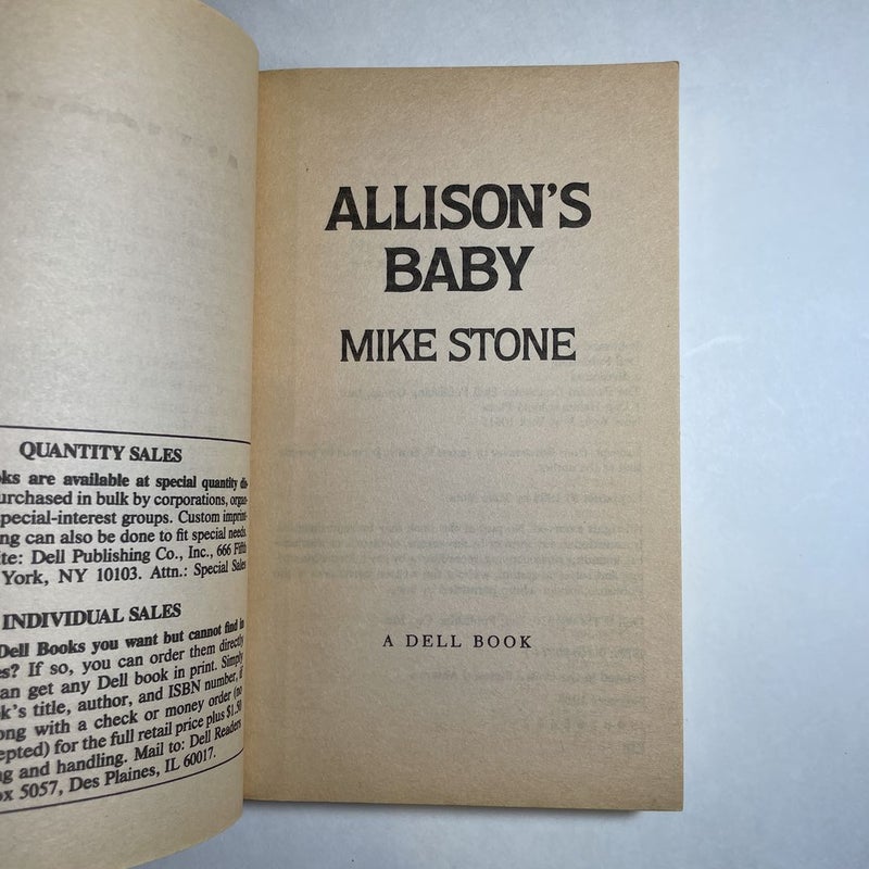 Allison's Baby