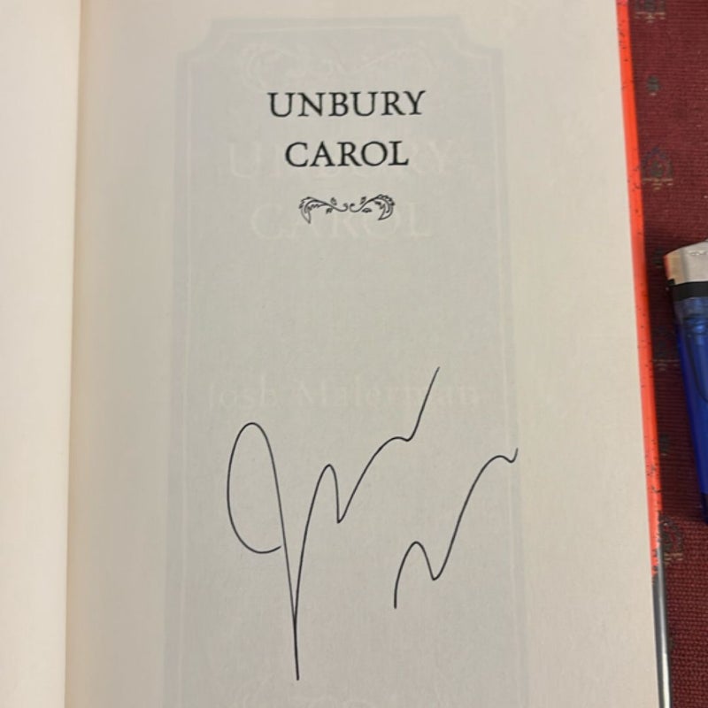 Unbury Carol/Signed by Author