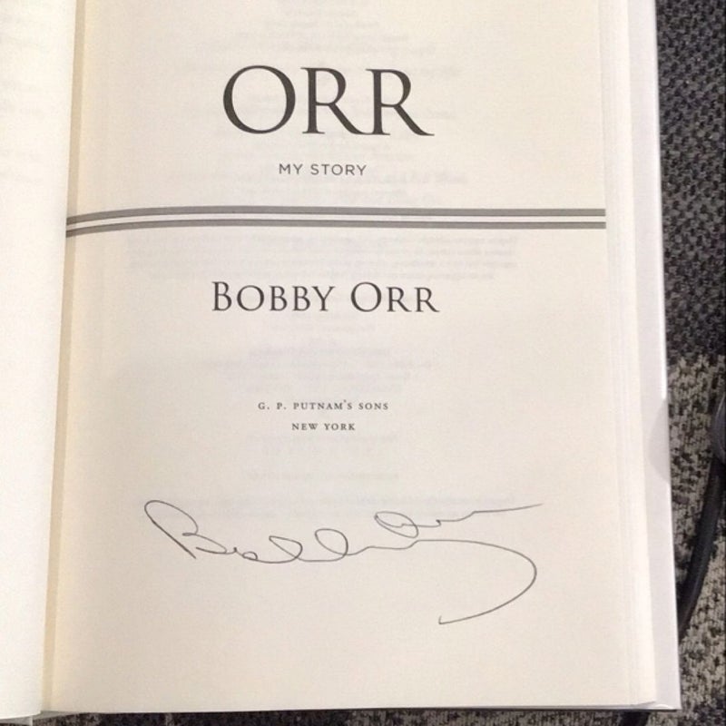 Orr: My Story - SIGNED First Edition, First Printing