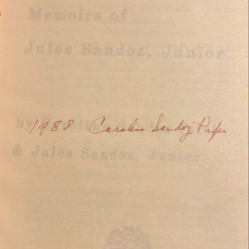 Son of Old Jules (signed, 1987 first edition) 