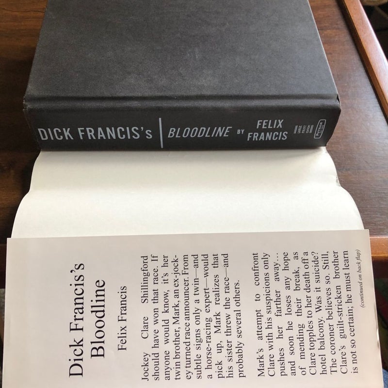 Dick Francis’s BLOODLINE  **Large Print**